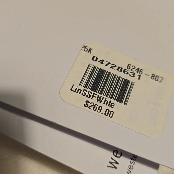 ❤️BUY 2 GET 1 FREE West Elm European Flax Linen Sheet Set, White,vQueen, $279 - Picture 11 of 16